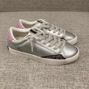 NEW Shu Shop Ruby Kids Sneakers in Silver Brand New in Box Size 13